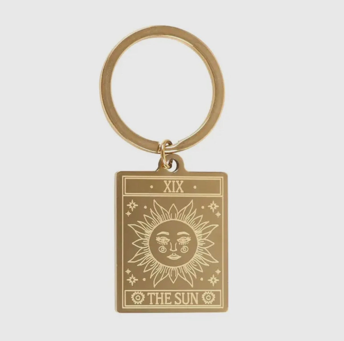 The Sun Tarot Card Keyring