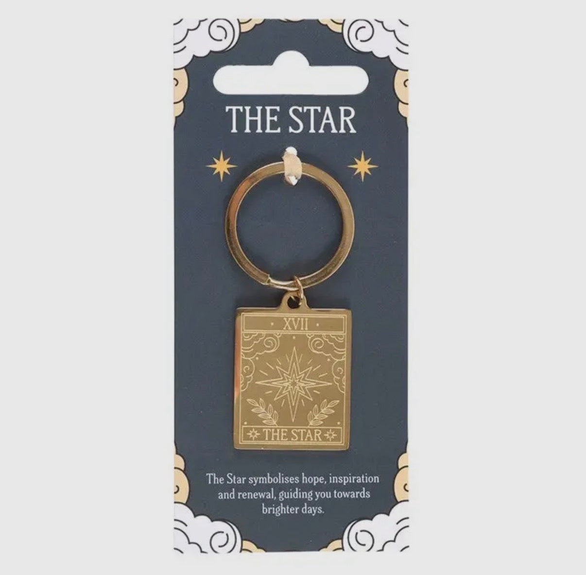 The Star Tarot Card Keyring