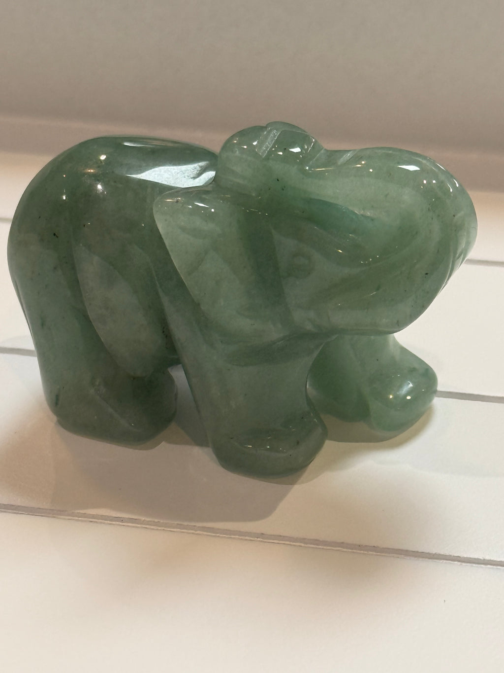 Green Aventurine Elephant