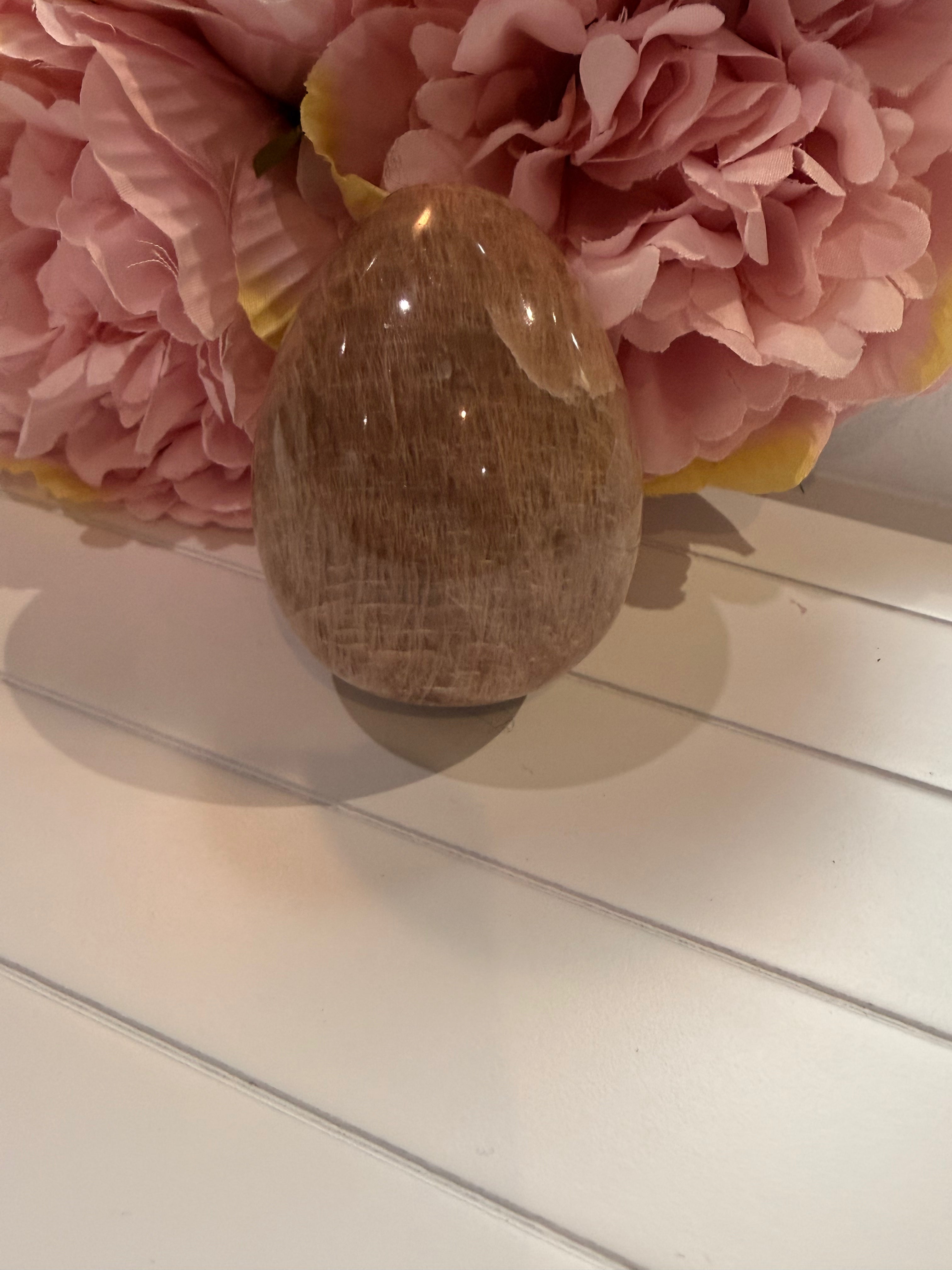 Natural Moonstone Egg